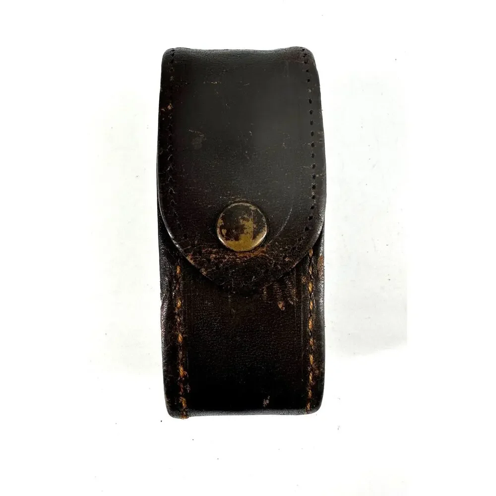 Vintage GE Light Meter Leather Case Brown with Velvet Lining Photography